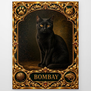 Bombay, Juwelen-Erbstück-Kunst Postkarte