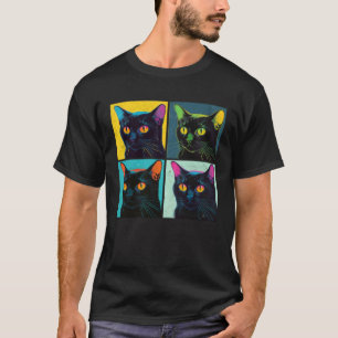 Bombay-Katze Pop Illustration Farbige Tier Frauen T-Shirt