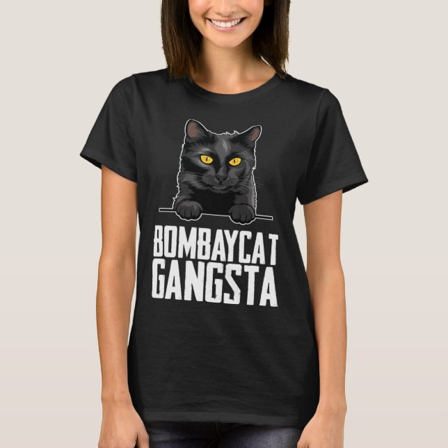 Bombaycat Gangsta T-Shirt (Vorderseite)