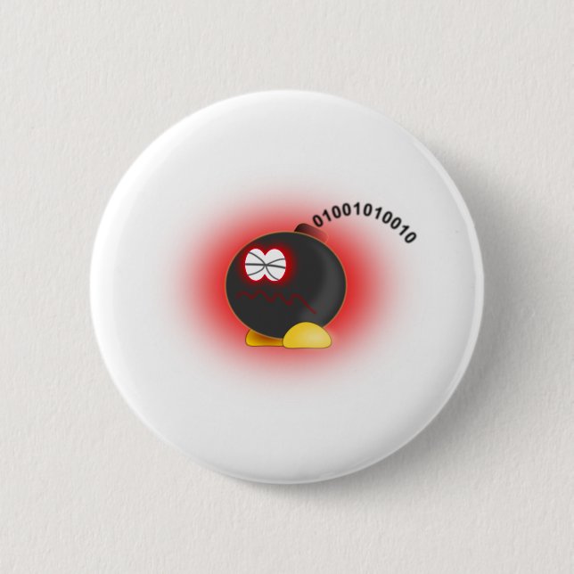 BombComputerVirus Button (Vorderseite)