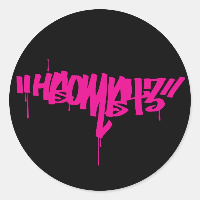 Bombe 43 runder aufkleber (Vorderseite)