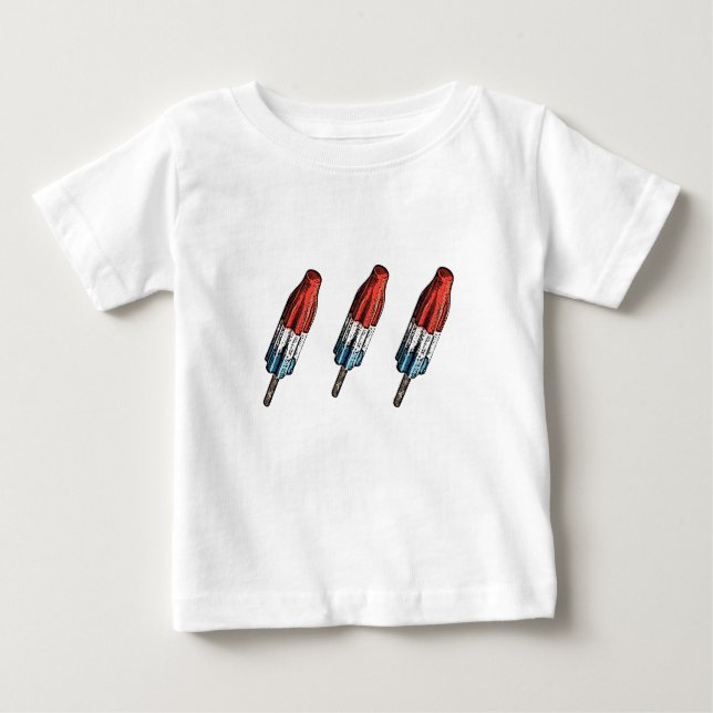 Bombe-Pop-Kunsthemd Baby T-shirt (Vorderseite)