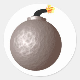 Bombe Runder Aufkleber