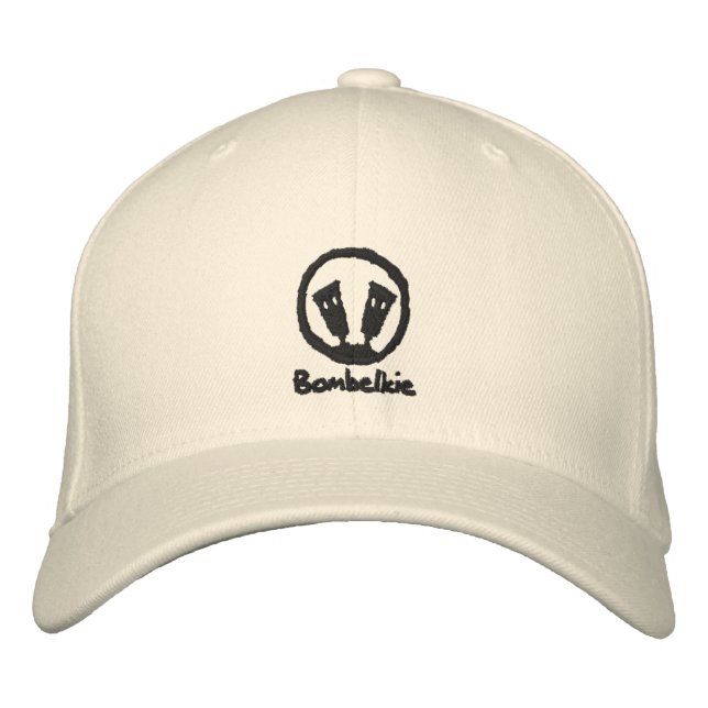 Bombelkie bestickte FlexFit-Wollkappe Bestickte Kappe (Vorderseite)