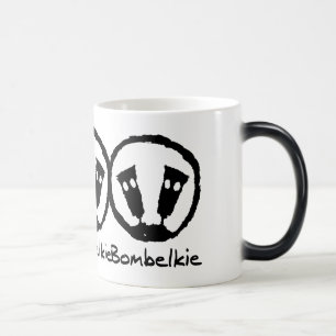 Bombelkie schwarz/Weiß 11-Unze-verwandelnde Tasse