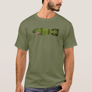 Bomben-Gesichts-grafische Kunst T-Shirt