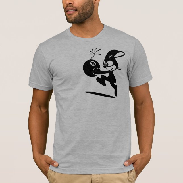Bomben-Häschen T-Shirt (Vorderseite)