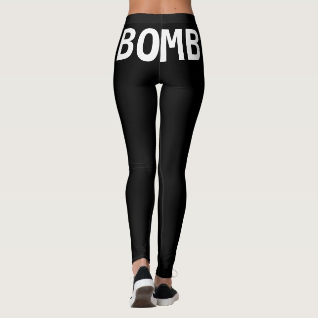 Bomben-Hintern Leggings (Rückseite)