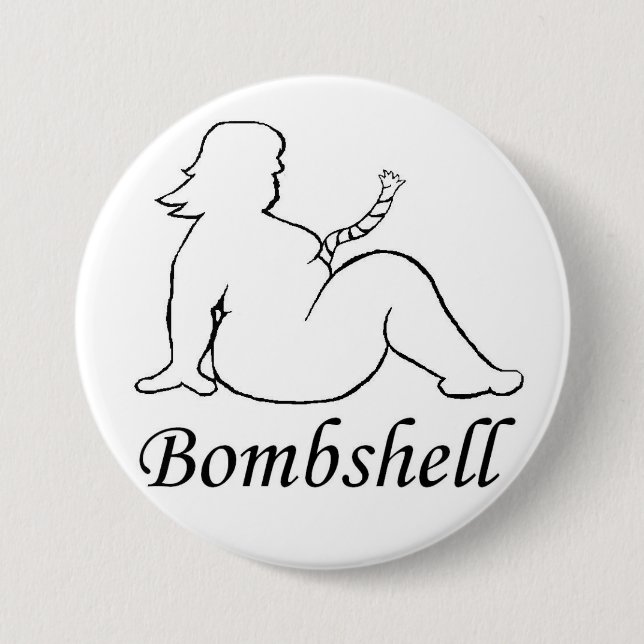 Bomben-Knopf Button (Vorderseite)