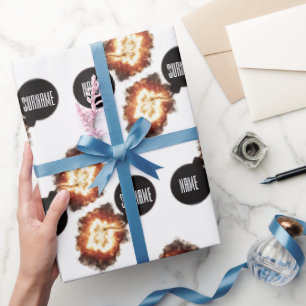 Bombenexplosions-Militär-Verpackungspapier Geschenkpapier