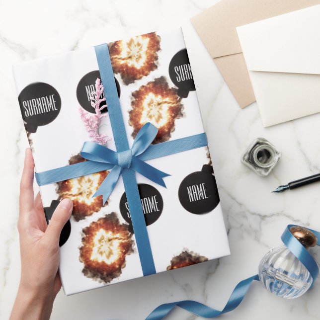 Bombenexplosions-Militär-Verpackungspapier Geschenkpapier (Schenken)