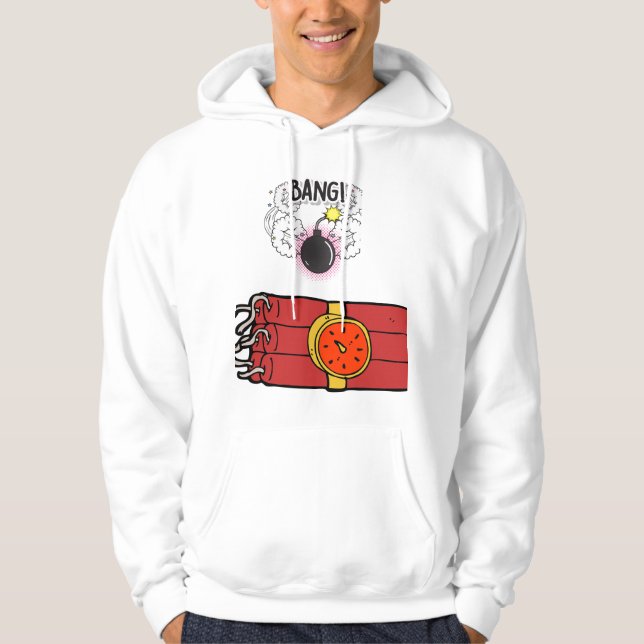 Bombengrafik grenzenlos hoodie (Vorderseite)