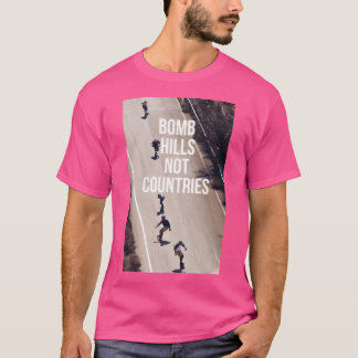 Bombenhügel nicht Länder Baseball-Sieb T-Shirt