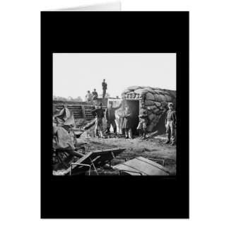 Bombensicherer Hauptsitz in Fort Burnham 1864