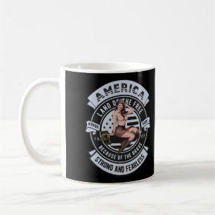 Bomber Girl-Button Kaffeetasse