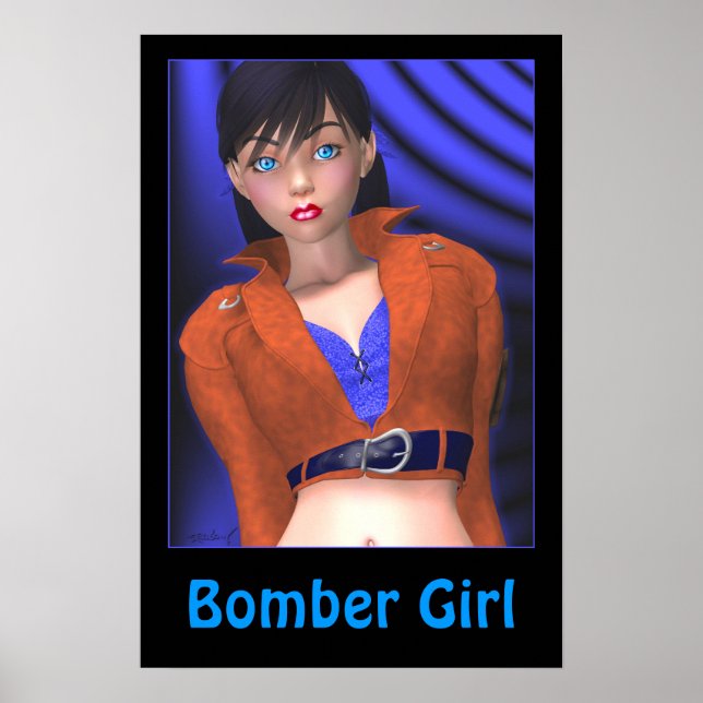Bomber Girl Poster (Vorne)