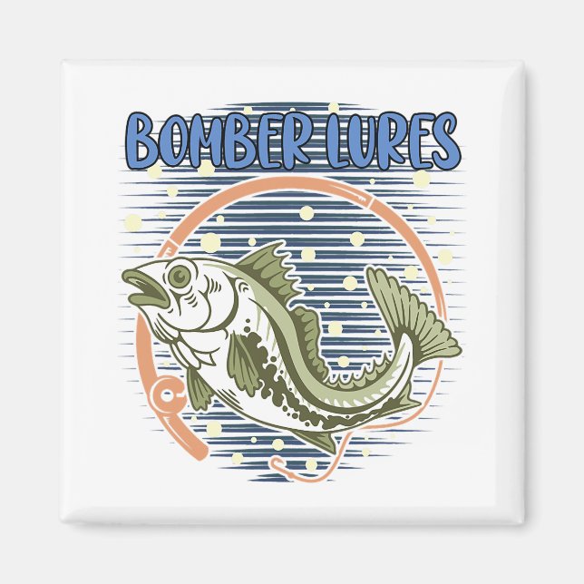 Bomber Lures Jagd Hobby Junter Pastime Fischerei Magnet (Vorne)