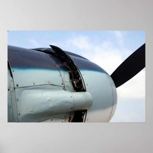 Bomber-Motor des Zweiten Weltkriegs Poster (Vorne)