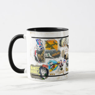 Bomber-Nasen-Kunst - WW II Tasse