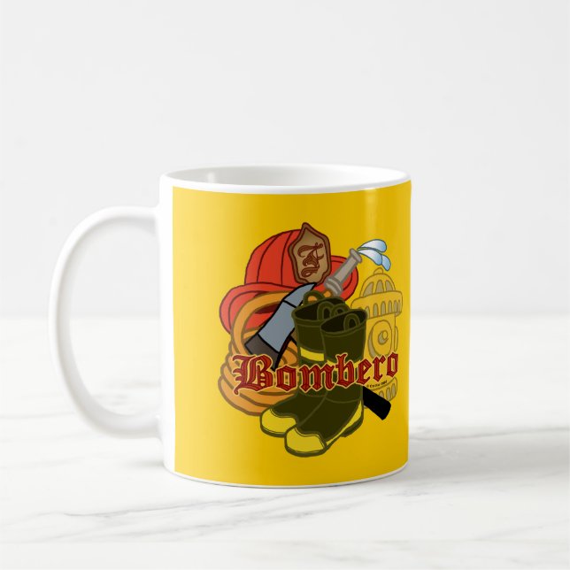 Bombero Feuerwehrmann Tasse (Links)