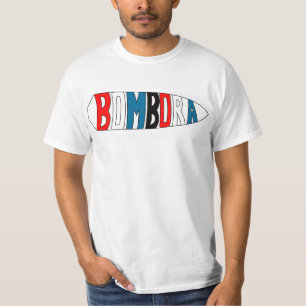 Bombora Bomben-Logo-Amerikaner-Farbe T-Shirt