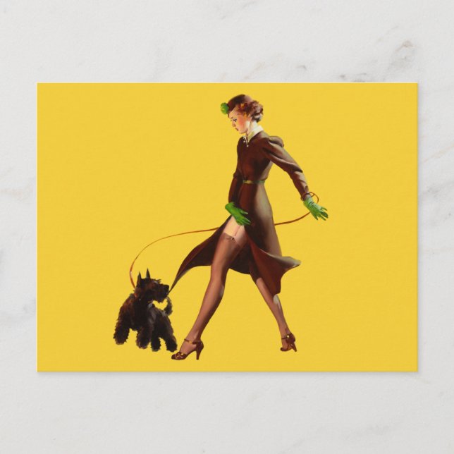 BOMBSHELL BAD GIRLS Retro Pin-Ups Postkarte (Vorderseite)