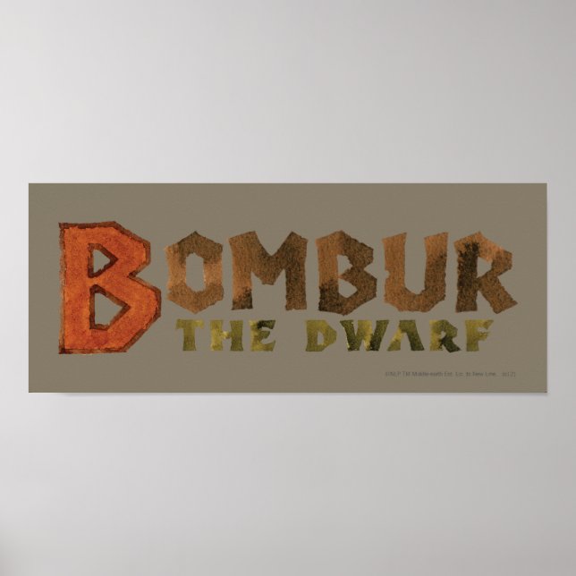Bombur Poster (Vorne)