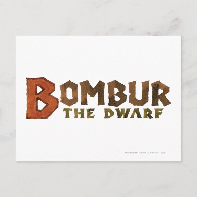 Bombur Postkarte (Vorderseite)
