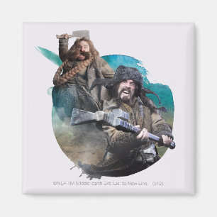 Bombur und Bofur Magnet