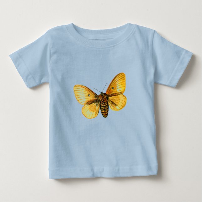 Bombyx quercus weiblich baby t-shirt (Vorderseite)