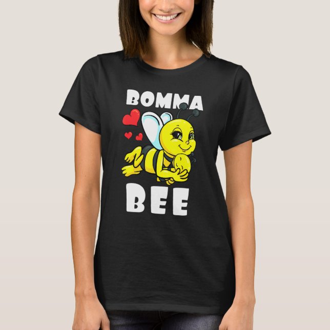 Bomma Bee Matching Family Outfit Kinderankündigung T-Shirt (Vorderseite)