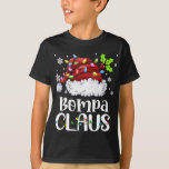Bompa Claus Santa Hat Christmas Light Xmas Familie T-Shirt<br><div class="desc">Bompa Claus Santa Hat Christmas Light Xmas Familie</div>