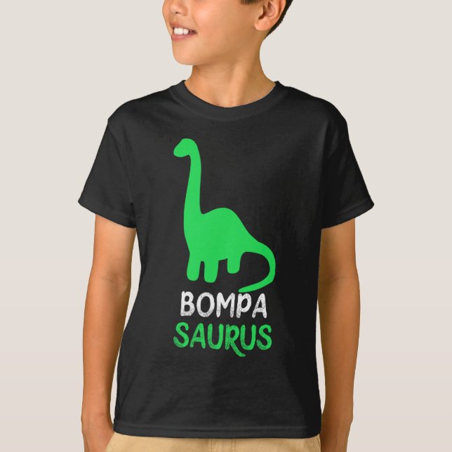 Bompa-saurus Funny Dino Dinosaur Bompasaurus  T-Shirt (Vorderseite)