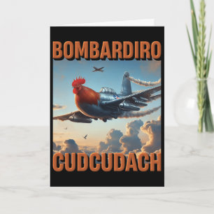 Bomrdiro Cudcudach Italien Brainrot Flugzeug Hahn Karte