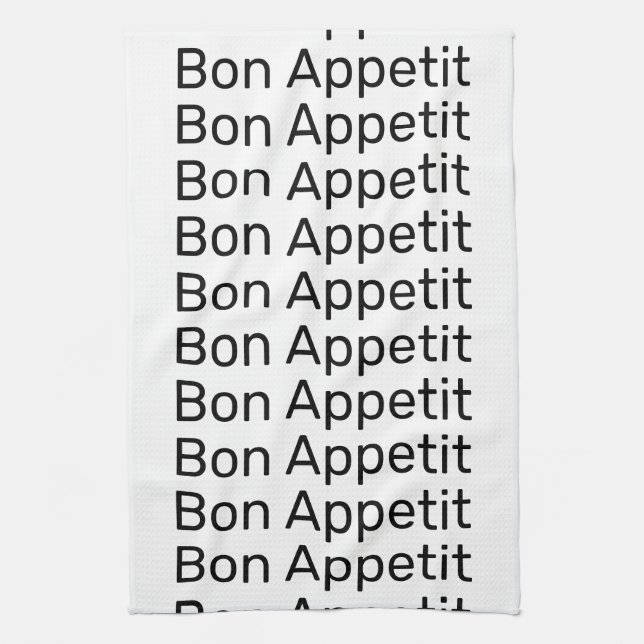 Bön-Appetit Geschirrtuch (Vertikal)