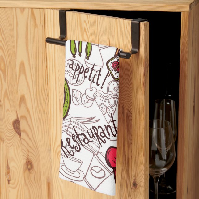 Bon Appetit  Geschirrtuch (Drittel gefaltet)