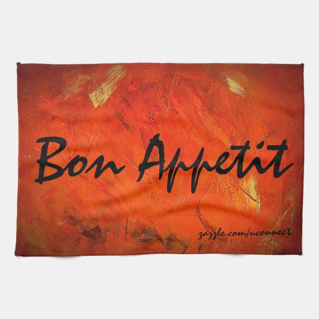 Bon Appetit Handtuch (Horizontal)