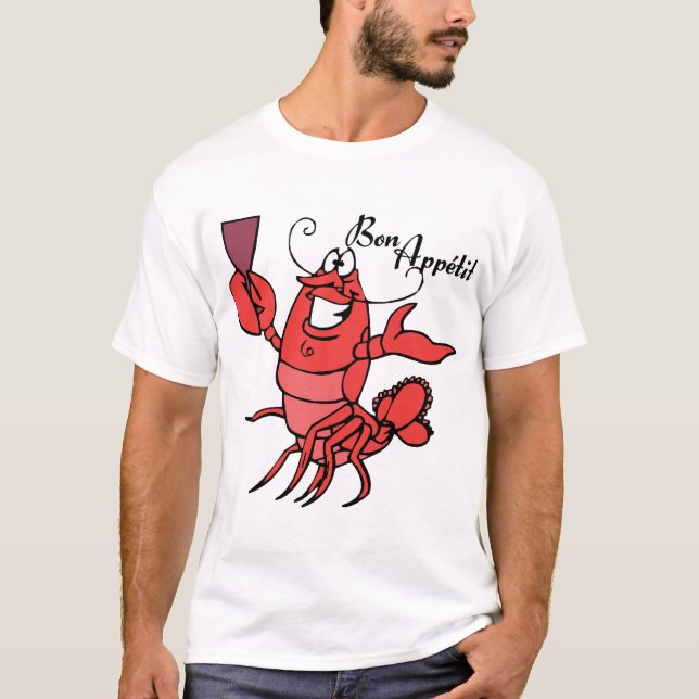 Bon Appetit Hummer T-Shirt (Vorderseite)