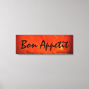 Bon Appetit Kunstmalerei Leinwanddruck