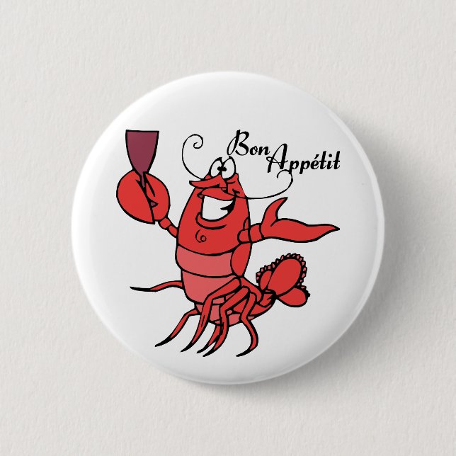 Bon Appetit Lobster Button (Vorderseite)