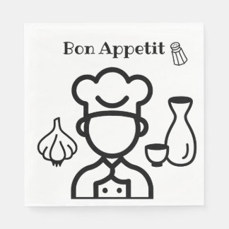 Bon appetit lunch napkins  serviette