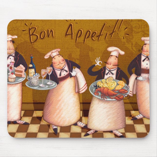 Bon Appétit Mousepad (Vorne)