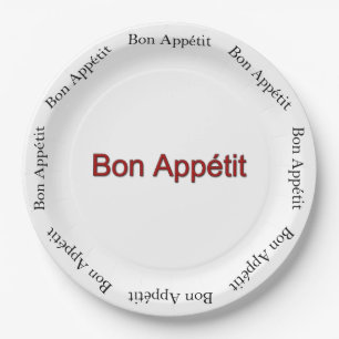Bon Appetit PapierTeller