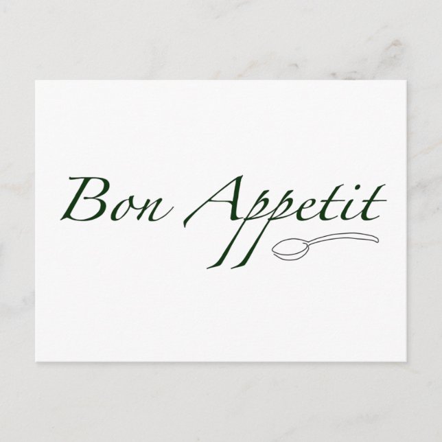Bön-Appetit Postkarte (Vorderseite)