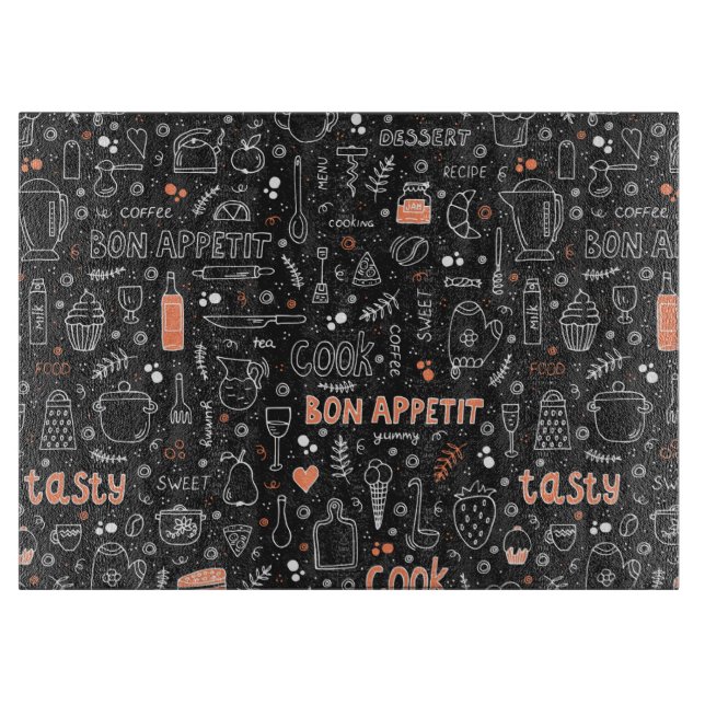 Bön-Appetit Schneidebrett (Vorderseite)