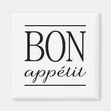 BON APPETIT Zitat schwarz-weiß Typografie