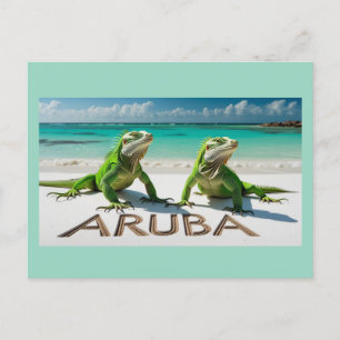 Bon bini aruba Postkarte
