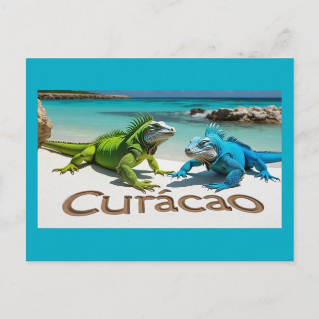 Bon bini curacao Postkarte (Vorderseite)