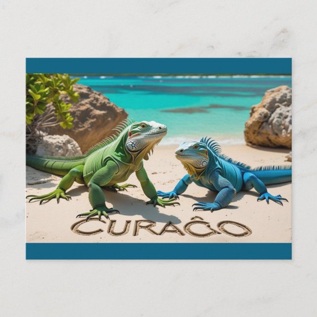 Bon bini curacao Postkarte (Vorderseite)