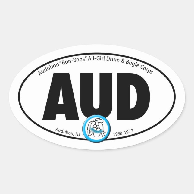 "Bon-Bon" Euro-Window-Aufkleber Ovaler Aufkleber (Vorderseite)